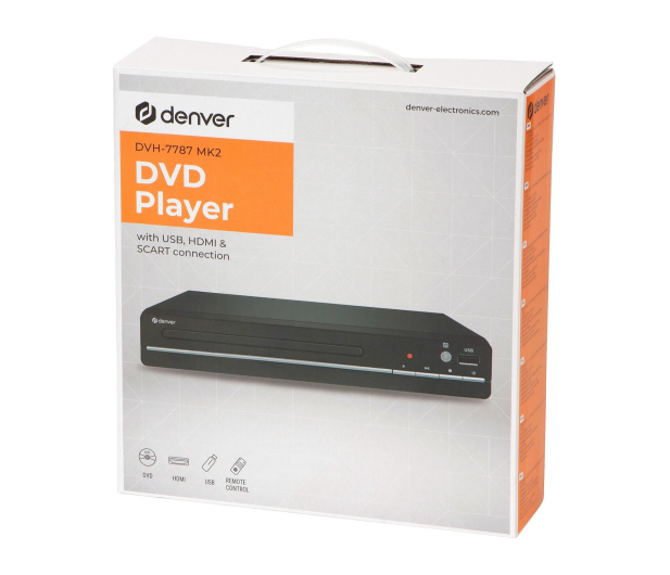 Denver Odtwarzacz DVD Denver DVH-7787MK2 2-kanałowy z HDMI, dekoder - 1535054 - zdjęcie 4